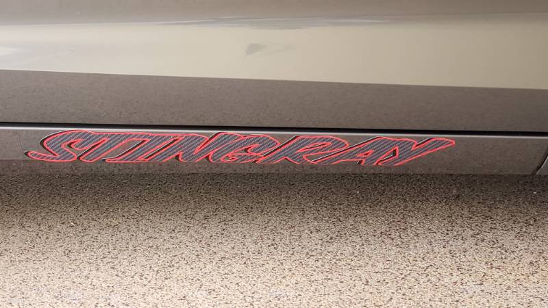 Carbon Fiber Vinyl Lettering